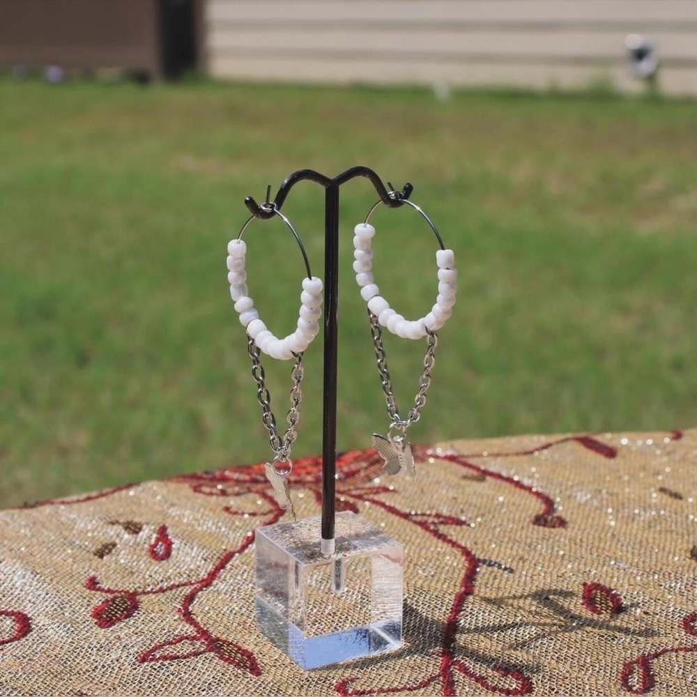 Handmade butterfly earrings